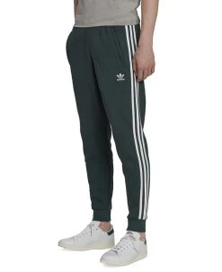 ADIDAS Men's Adicolor Classics 3-Stripes Fitted Fleece Joggers