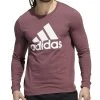 ADIDAS Men's Basic Badge Of Sport Long-Sleeve Crewneck T-Shirt -Adidas Shop 22927788 fpx