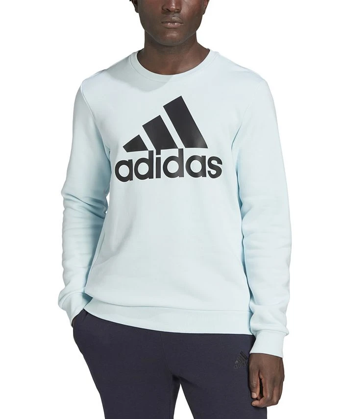 ADIDAS Men's Essentials Fleece Big Logo Sweatshirt 3 ADIDAS Men's Essentials Fleece Big Logo Sweatshirt