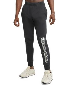 Champion Men's PowerBlend Logo-Graphic Jogger Pants