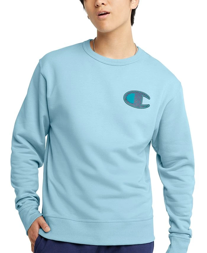 Champion Men's Powerblend Logo-Graphic Crewneck Sweatshirt 3 Champion Men's Powerblend Logo-Graphic Crewneck Sweatshirt