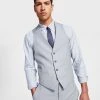 Bar III Men's Slim-Fit Sharkskin Suit Vest, Created For Macy's -Adidas Shop 23048060 fpx