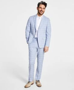 Alfani Men's Slim-Fit Stretch Solid Suit Separates, Created For Macy's