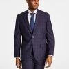 Michael Kors N's Classic Fit Wool-Blend Plaid Suit Jacket -Adidas Shop 23099990 fpx