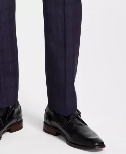 Michael Kors N's Classic Fit Wool-Blend Plaid Suit Pants -Adidas Shop 23100099 fpx