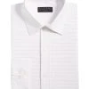 Alfani Men's Slim Fit Horizontal Pleated Panel Formal Shirt, Created For Macy's -Adidas Shop 23155973 fpx