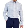Club Room Men's Regular Fit Cotton Peter Plaid Dress Shirt, Created For Macy's -Adidas Shop 23188889 fpx
