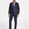 Michael Kors N's Classic Fit Wool-Blend Plaid Suit Jacket & Suit Pants