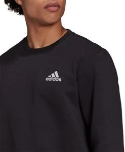 ADIDAS Men's Feel Cozy Essentials Classic-Fit Embroidered Logo Fleece Sweatshirt -Adidas Shop 23348814 fpx