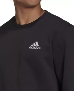 ADIDAS Men's Feel Cozy Essentials Classic-Fit Embroidered Logo Fleece Sweatshirt -Adidas Shop 23348890 fpx