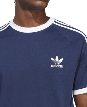 Adidas Men's Originals 3-Stripes Cali T-Shirt 5 Adidas Men's Originals 3-Stripes Cali T-Shirt - Image 3
