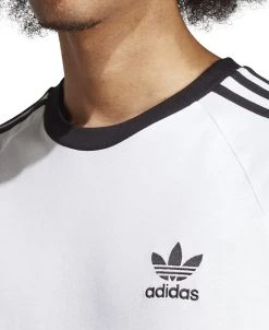 ADIDAS Slim Fit Adicolor Classics Short Sleeve Crewneck Three Stripe T-Shirt -Adidas Shop 23473200 fpx