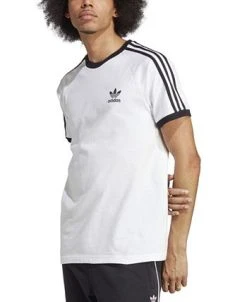 ADIDAS Slim Fit Adicolor Classics Short Sleeve Crewneck Three Stripe T-Shirt -Adidas Shop 23473202 fpx