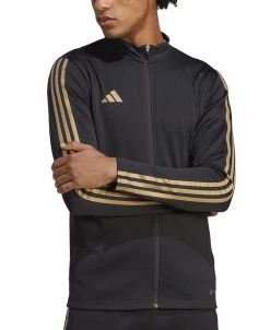 ADIDAS Tiro 23 Slim Fit Reflective Zip-Front Three-Stripe Training Jacket