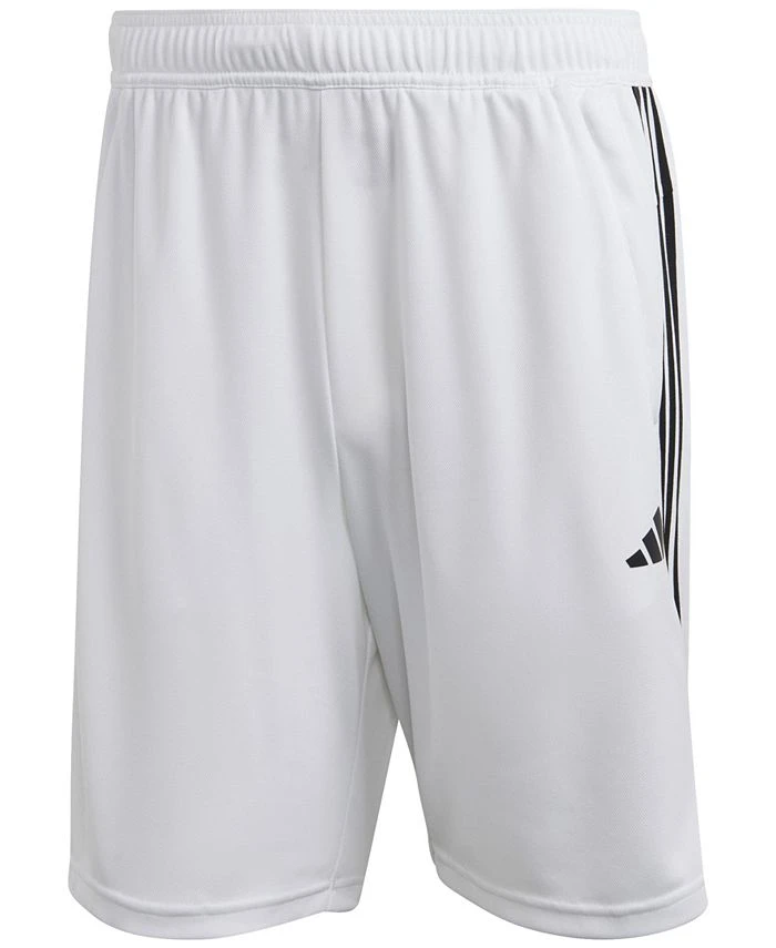 ADIDAS Men's Train Essentials Classic-Fit AEROREADY 3-Stripes 10 Training Shorts 3 ADIDAS Men's Train Essentials Classic-Fit AEROREADY 3-Stripes 10 Training Shorts
