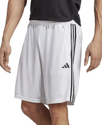 ADIDAS Men's Train Essentials Classic-Fit AEROREADY 3-Stripes 10 Training Shorts 5 ADIDAS Men's Train Essentials Classic-Fit AEROREADY 3-Stripes 10 Training Shorts - Image 3