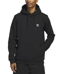 ADIDAS Men's Trefoil Essentials Long-Sleeve Hoodie