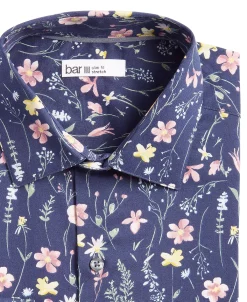 Bar III Men's Slim Fit Floral Print Dress Shirt, Created For Macy's -Adidas Shop 23567920 fpx