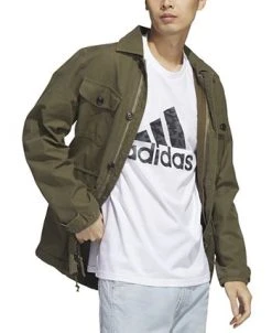 ADIDAS Men's Camo Logo Cotton Short-Sleeve T-Shirt -Adidas Shop 23596202 fpx