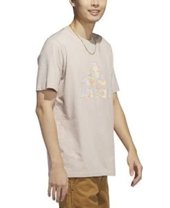 ADIDAS Men's Camo Logo Cotton Short-Sleeve T-Shirt -Adidas Shop 23601146 fpx