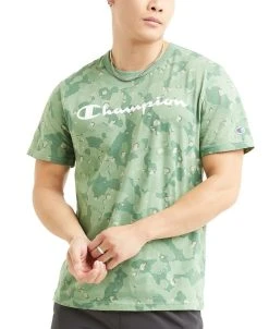 Champion Men's Standard-Fit Camo Logo Graphic T-Shirt