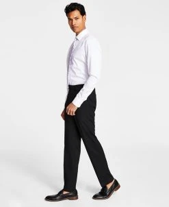 Alfani Men's Slim-Fit Stretch Solid Suit Pants, Created For Macy's