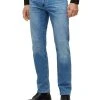 Hugo Boss OSS Men's Regular-Fit Cashmere-Touch Denim Jeans -Adidas Shop 23796806 fpx
