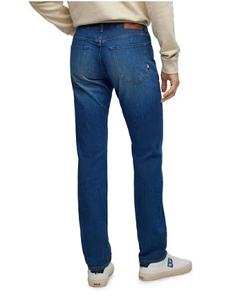 Hugo Boss OSS Men's Regular-Fit Cashmere-Touch Denim Jeans 3 Hugo Boss OSS Men's Regular-Fit Cashmere-Touch Denim Jeans - Image 2