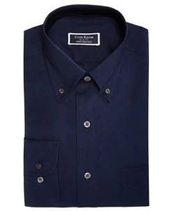 Club Room Men's Regular Fit Cotton Pinpoint Dress Shirt, Created For Macy's -Adidas Shop 9749079 fpx